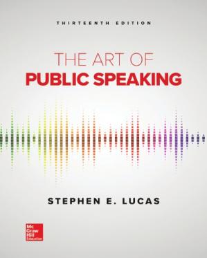 The Art of Public Speaking 13th Edition