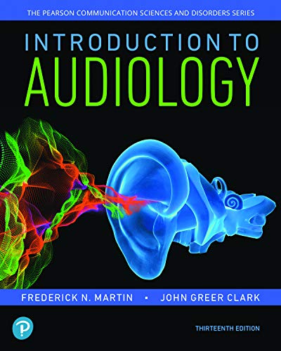 TextBook for Introduction to Audiology 13th Edition