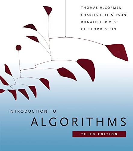 Introduction to Algorithms, 3rd Edition (The MIT Press) 3rd Edition