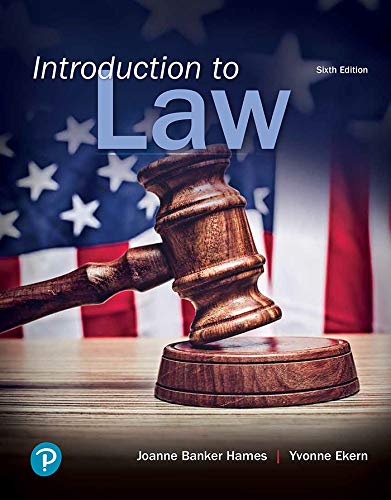 Introduction to Law, 6th Edition