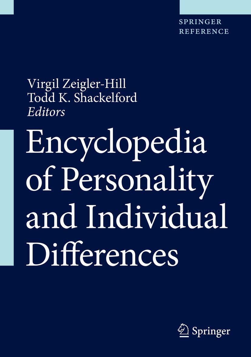 Encyclopedia of Personality and Individual Differences