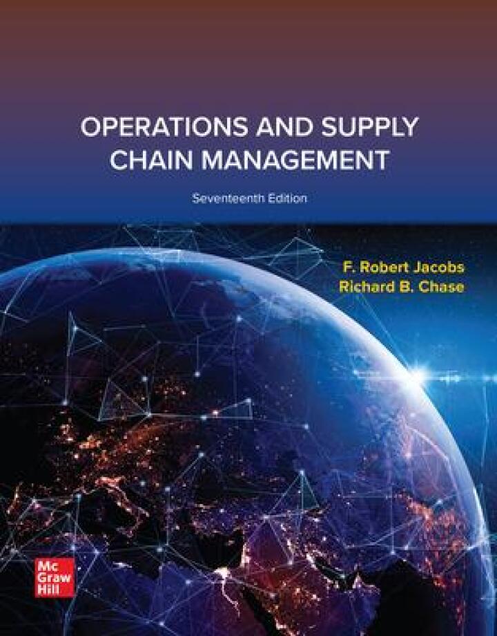 Operations and Supply Chain Management 17th Edition