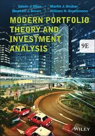 Modern Portfolio Theory and Investment Analysis 9th Edition